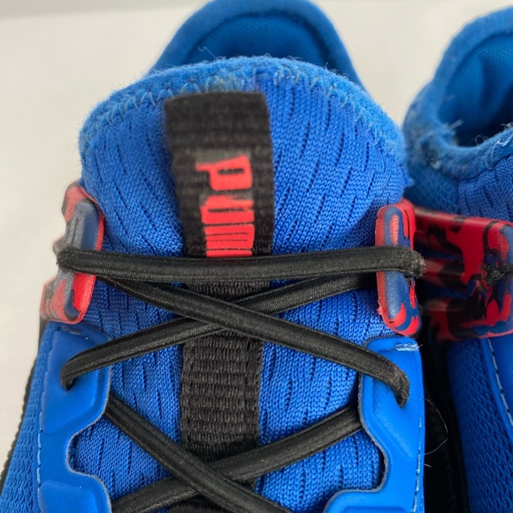 PUMA Pacer Future Splatter Kids Boy’s Blue Runner Sneakers Shoes Size 12C/17.5cm - Picture 13 of 15